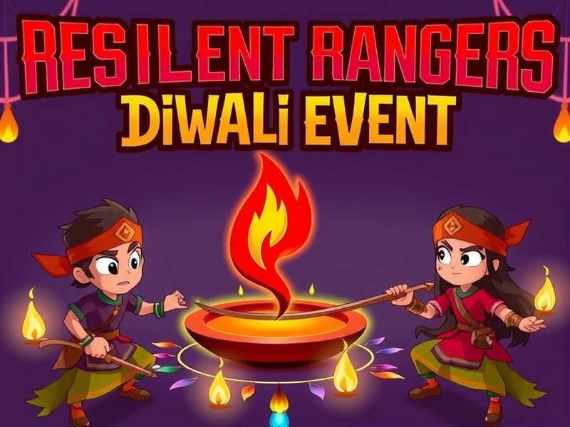 Diwali celebration in Resilient Rangers Resilient Rangers Diwali Event